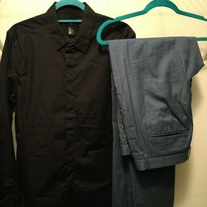 Black and Navy blue H&M Fit